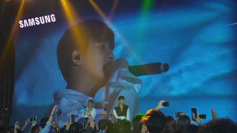 K-Pop boy group iKON performed in Samsung Galaxy S10 launch at Manila