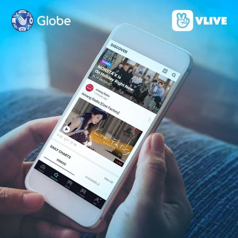 Globe partners with V LIVE to bring exclusive content to Filipino K-pop fans