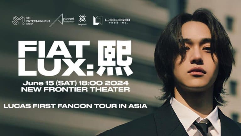 LUCAS FIRST FANCON TOUR ‘FIAT LUX: 熙 in MANILA: Ticket prices, seat plan, fan benefits, and more