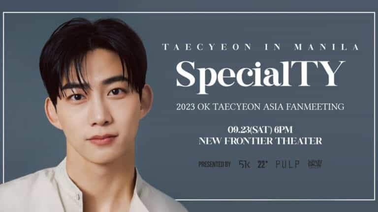 Taecyeon “SpecialTY” in Manila: What you need to know?