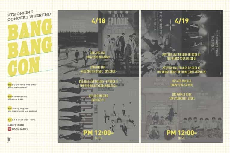 BTS announces they’ll be streaming their previous concerts for 2 days straight