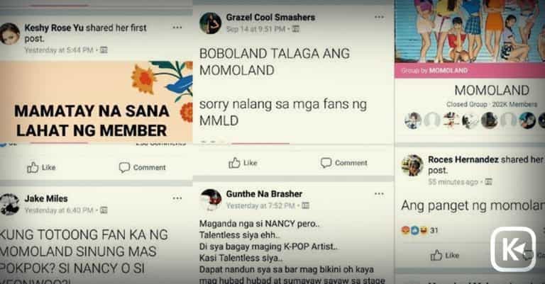 Fans petitioned to delete MOMOLAND’s official Facebook group