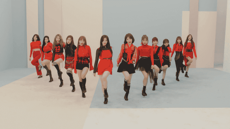 IZ*ONE releases performance music video of their debut title track “La Vie en Rose”