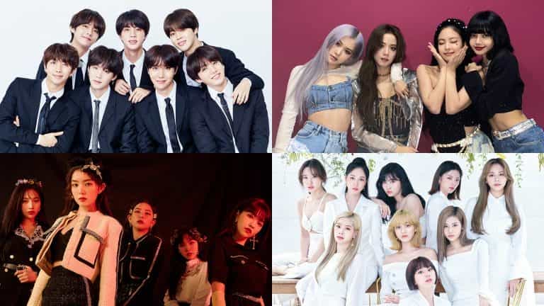 K-Pop idol group reputation for the month of July