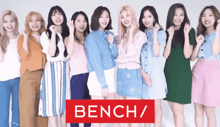 TWICE are the newest endorsers of clothing brand BENCH
