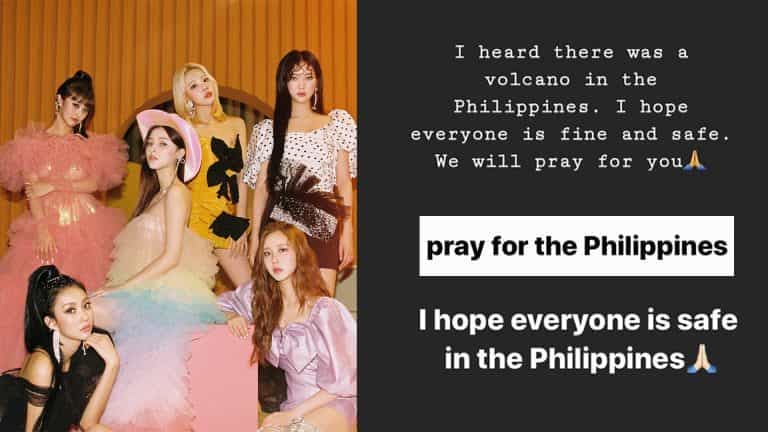 Momoland members sends messages of prayers for Philippines amid Taal Volcano eruption
